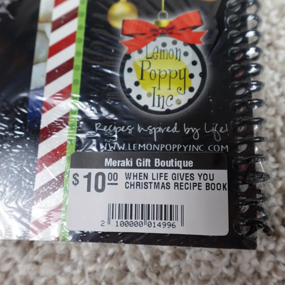 When Life Gives You Christmas Holiday Recipe Book Lemon Poppy Inc Spiral Bound